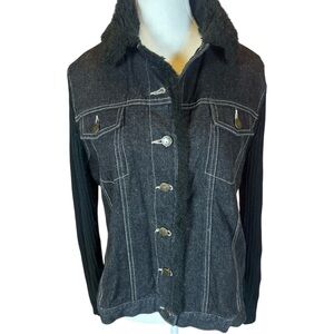 By Design Black Denim Jacket